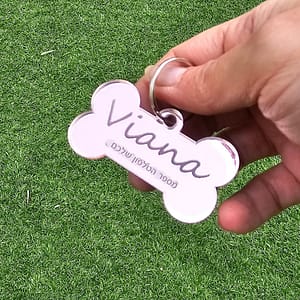 תג שם יוקרתי לכלב