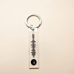 מחזיק מפתחות עם קוד שיר